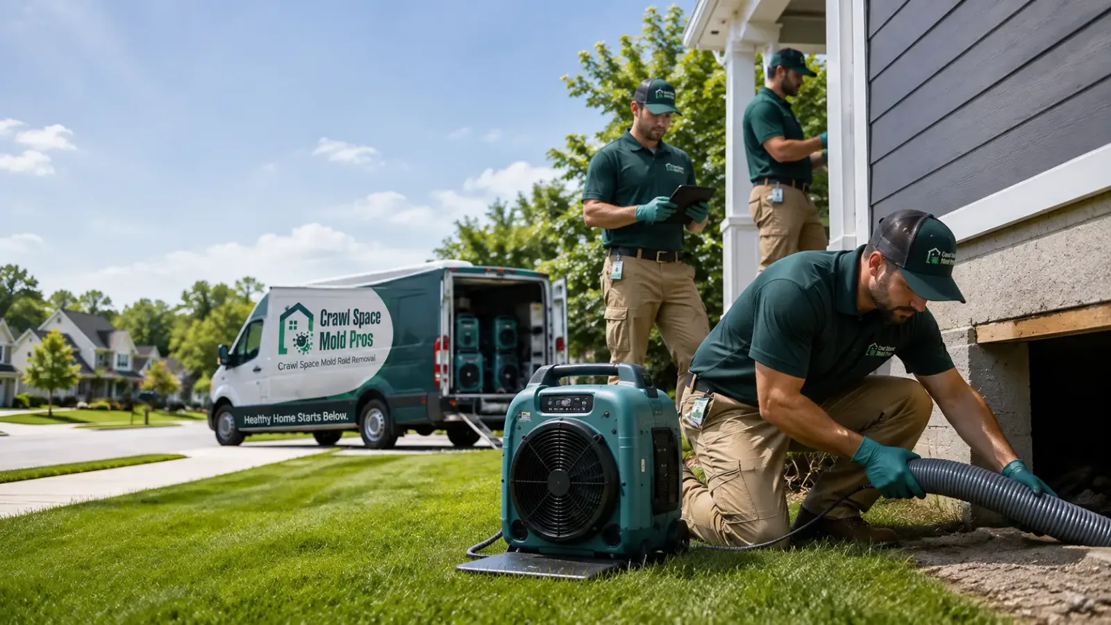 Crawl Space Mold Removal in Bucksport, ME
